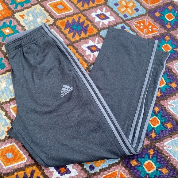 Adidas Men’s Gray Stripped Sweatpants Joggers Pants Size Large BRAND NEW W/O Tag - Picture 9 of 9